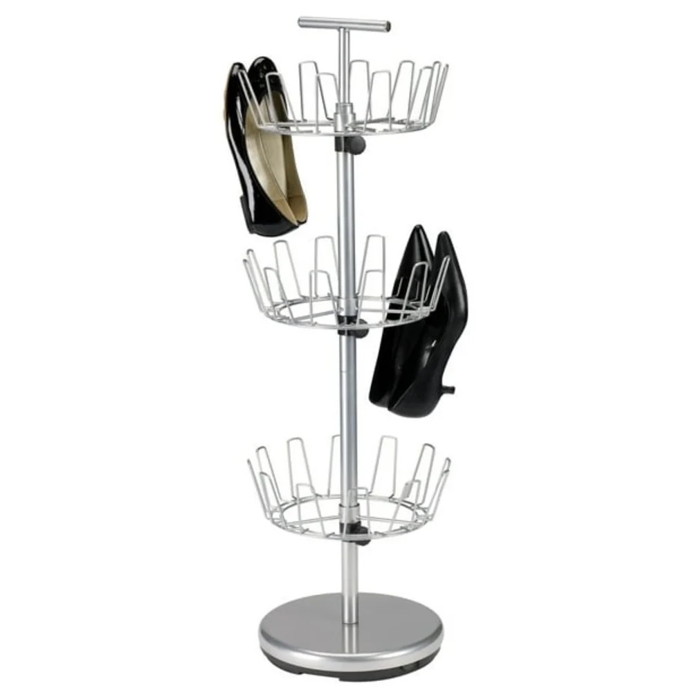SOLD 🌹3-Tier Silver Metal Storage Rack - Picture 3 of 3